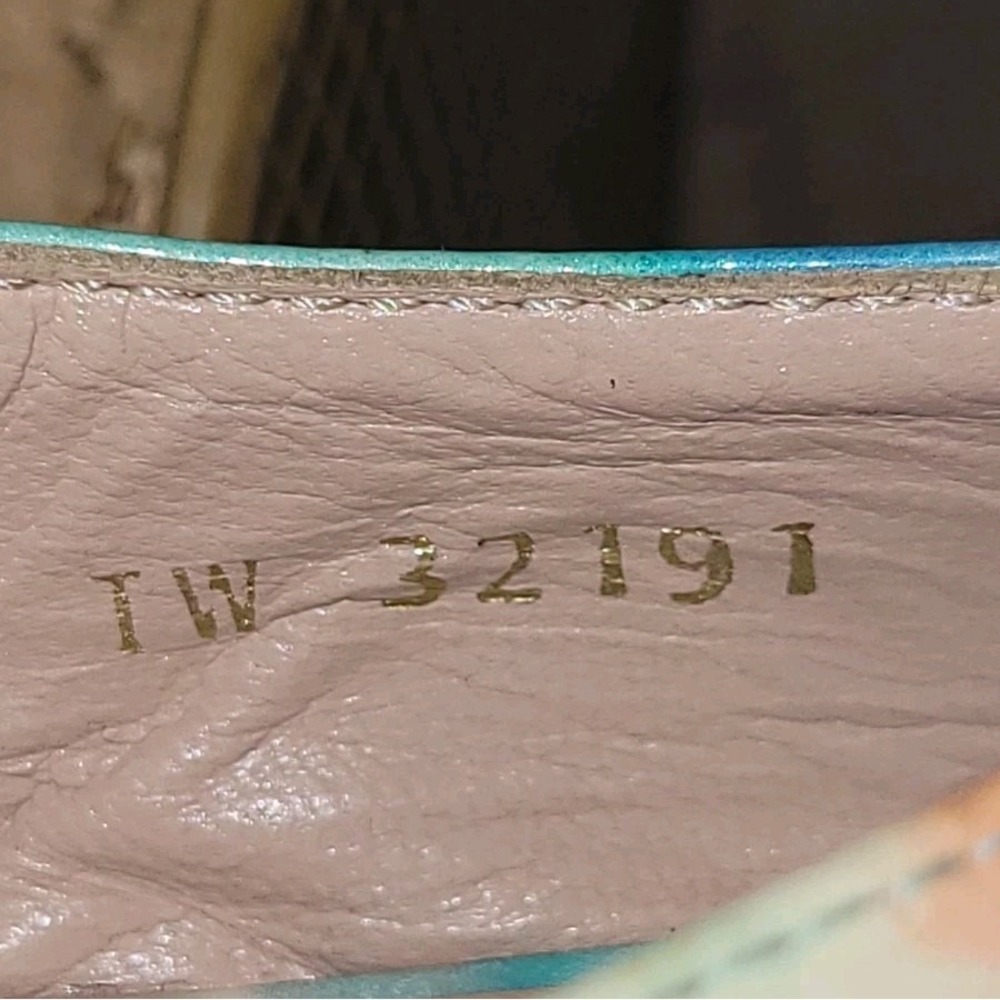Stuart Weitzman Jean Lake  Patent wedge TW3191 Size 9M - Picture 10 of 11
